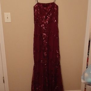 Ruby prom dress